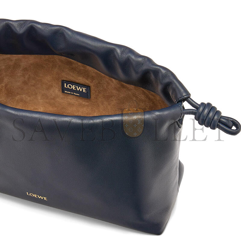 L0ew* medium flamenco purse in mellow nappa lambskin a411fcrx50 (30*20*10.5cm)